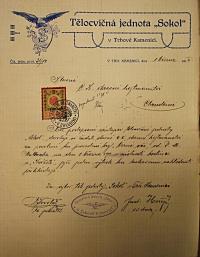 Trhová Kamenice, Sokol, Černé oči, 1914