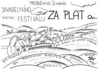 Bruntál, Divadelní festival ZA PLAT - plakát, 2018