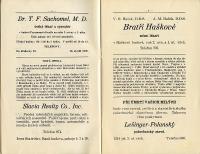 Cedar Rapids, Ochotnické družstvo, Páni - program, 1929