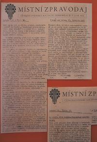 Lysá nad Labem, výstava DIVADLO JE PODIVUHODNÁ VĚC..., Polemika Nová scéna - Tyl, 1947, výstavní panel, 2018