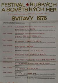 Hradec Králové, Krajské kulturní středisko, Impuls, Svitavy, Národní přehlídka ruských a sovětských divadelních her, 1976