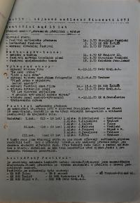 Hradec Králové, Krajské kulturní středisko, Impuls, Lidová konzervatoř Východočeského kraje, Materiály LKVČ 1972 - 1979, 1981 - 1987
