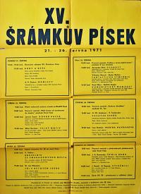 Písek, Šrámkův Písek, plakát, 1971