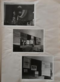 Nový Bydžov, Jirásek, Album výstřižků a fotografií, 1955