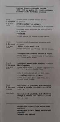 Hradec Králové, Krajské kulturní středisko, Impuls, Chrudim, Loutkářská Chrudim, 1979