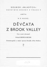 Praha-Vysočany, Soubor mladých, Děvčata z Brook Valley - program, 1967