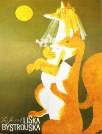 Pechr Čestmír, Liška Bystrouška  - plakát, 1958