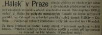 Praha- Nové Město, Čtenářsko zábavní spolek Hálek, článek o souboru, 1904