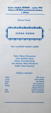 Jihlava, Větrník, Černá kobra - program, 1979