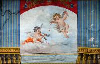 Starý Ples, Rodinné loutkové divadlo Rudolfa Havlase, opona se dvěma andělíčky, s.a.