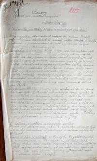 Dolní Cerekev, Spolek divadelních ochotníků, spolkové stanovy, 1908