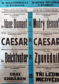 Klamoš, Měsíc divadel, plakát 1943