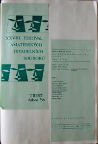 Třešť, Třešťské divadelní jaro, část programu - Třebíč, Mladá scéna, Malý tygr, 1988
