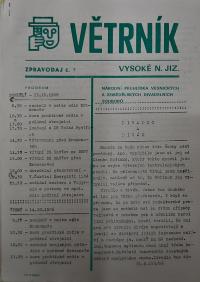 Hradec Králové, Krajské kulturní středisko, Impuls, Vysoké nad Jizerou, NP Krakonošův divadelní podzim, 1986