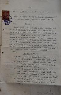 Polička, Spolek divadelních ochotníků, Spolkové stanovy, změna, 1931