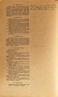 Kamenice, Spolek divadelních ochotníků, spolkové stanovy