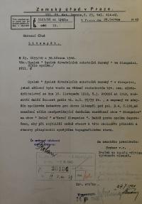 Horní Sloupnice, Horský, rozdělení obce a změna sídla spolku, 1940