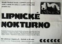 Lipnice nas Sázavou, OB, Lipnické nokturno - plakát, 1960