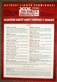 19.JH, programový plakát, 1949.