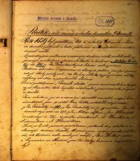 Chrast, Tyl, Pamětní kniha, 1861 - 1903