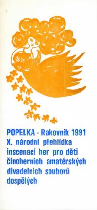 Rakovník, 10. NP her pro děti – Popelka, programová brožura, 1991