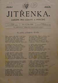 Polička, Spolek divadelních ochotníků, Jitřenka, 1894