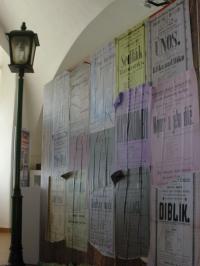 Miletín, Muzeum českého amatérského divadla, 3. sál, 51. panel - plakáty