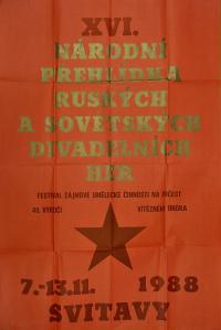 Hradec Králové, Krajské kulturní středisko, Impuls, Svitavy, Národní přehlídka ruských a sovětských divadelních her, 1988