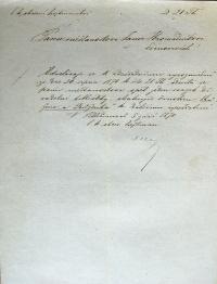 Černovice, korespondence s hejtmanem, Růžena a Růženka, 1870