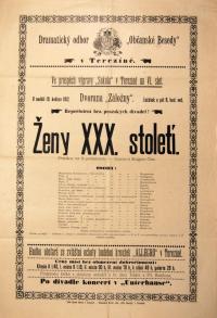 Terezín, Občanská beseda, Ženy XXX.století - plakát, 1912