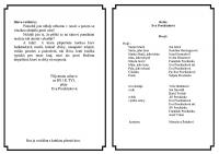 Brodek u Přerova, Tyl, Boží dopuštění - program, 2008