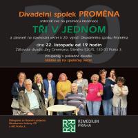 Praha, Proměna, Tři v jednom, pozvánka, 2023