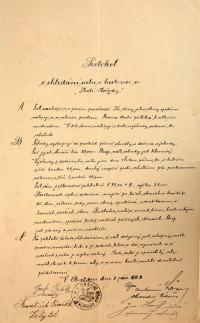 Obrataň, kontrola divadelního sálu u Zlaté Hvězdy, 1903