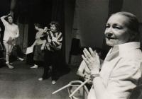 Praha 5, Kurz vedoucích dětských divadelních kolektivů LK SKKS 1989-1990, práce na inscenaci Hry o sv. Dorotě, Žebrák 1989