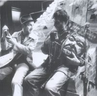 Miletín, Muzeum 0/09a, Česká Lípa, Jirásek, 2001, Na druhé straně řeky (autor a r. Frant. Zborník), výjev ze hry