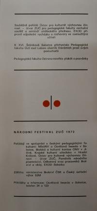 Hradec Králové, Krajské kulturní středisko, Impuls, Sobotka, Šrámkova Sobotka, 1972