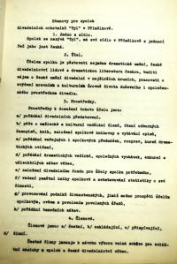 Přímělkov, Tyl, spolkové stanovy, 1932