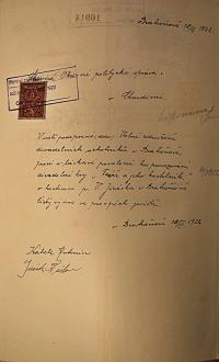 Bratroňov, Volné sdružení divadelních ochotníků, Pan farář a jeho kostelník, 1922