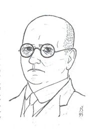 Lederer, kresba Jiří Škopek