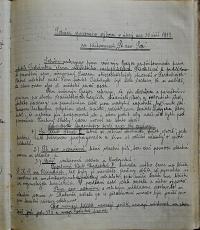 Pardubice, Studentské divadelní sdružení, Kniha zápisů, 1918 - 1920