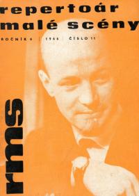 Repertoár malé scény, titulní strana, 1966/11