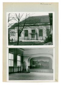 Česká, Sokol, sokolovna s jevištěm a oponou