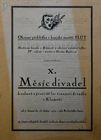 Nový Bydžov, Jirásek, Programy, pozvánky