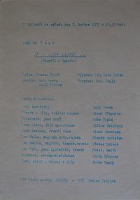 Sezemice, Spolek divadelních ochotníků, plakáty