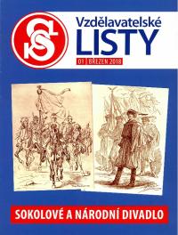 Časopis Sokol, příloha Vzdělavatelské listy, 1 / březen 2018, přední strana obálky