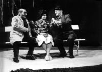 Červený Kostelec, Tyl, Tři na lavičce, 1978, foto