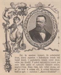 Chrudim, Alois Gallat, portrét v ozdobném rámu