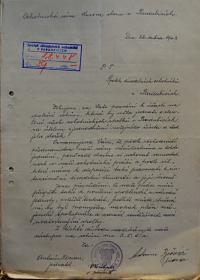 Pardubice, Spolek divadelních ochotníků, Korespondence, 1948