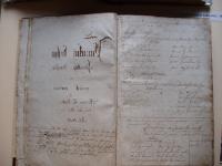 Žebrák, Žebrácké divadlo, pamětní kniha, 1820, str,4,5