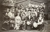 Plzeň, Feriální osady, skupinové foto 1904